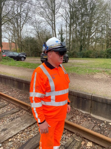 Augmented Reality for railway construction: VolkerRail, the Netherlands