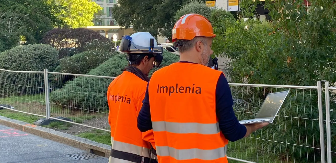 High precision Augmented Reality for Engineering - Implenia