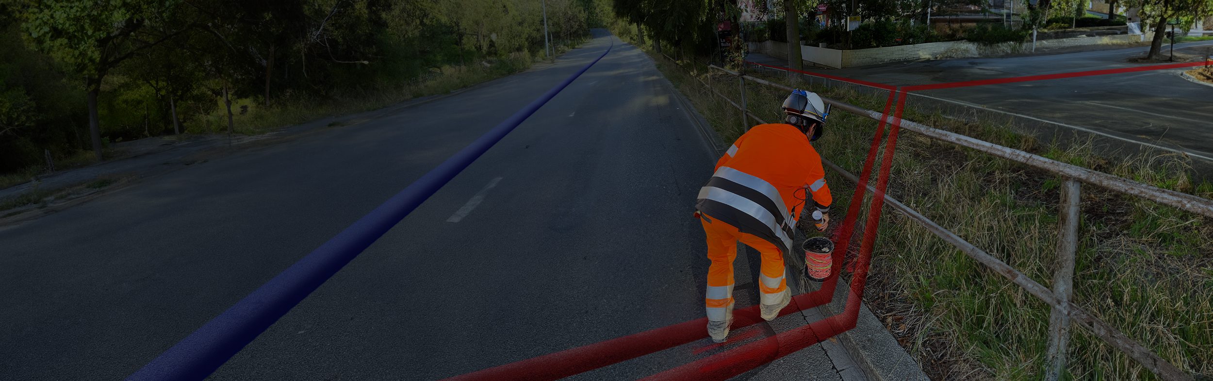 High precision Augmented Reality for Surveying - Banner